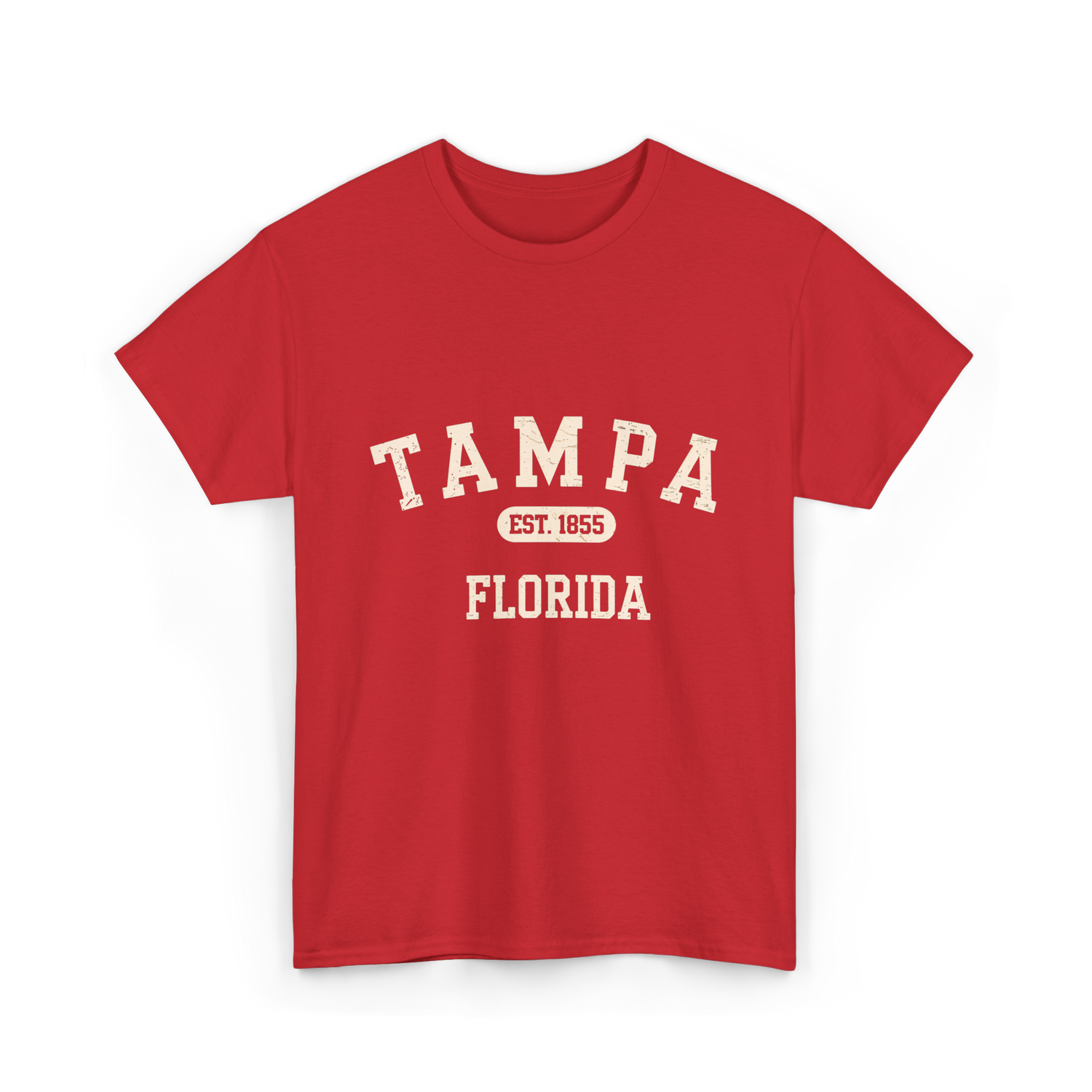 Tampa Florida Vintage Tampa T-Shirt - Red
