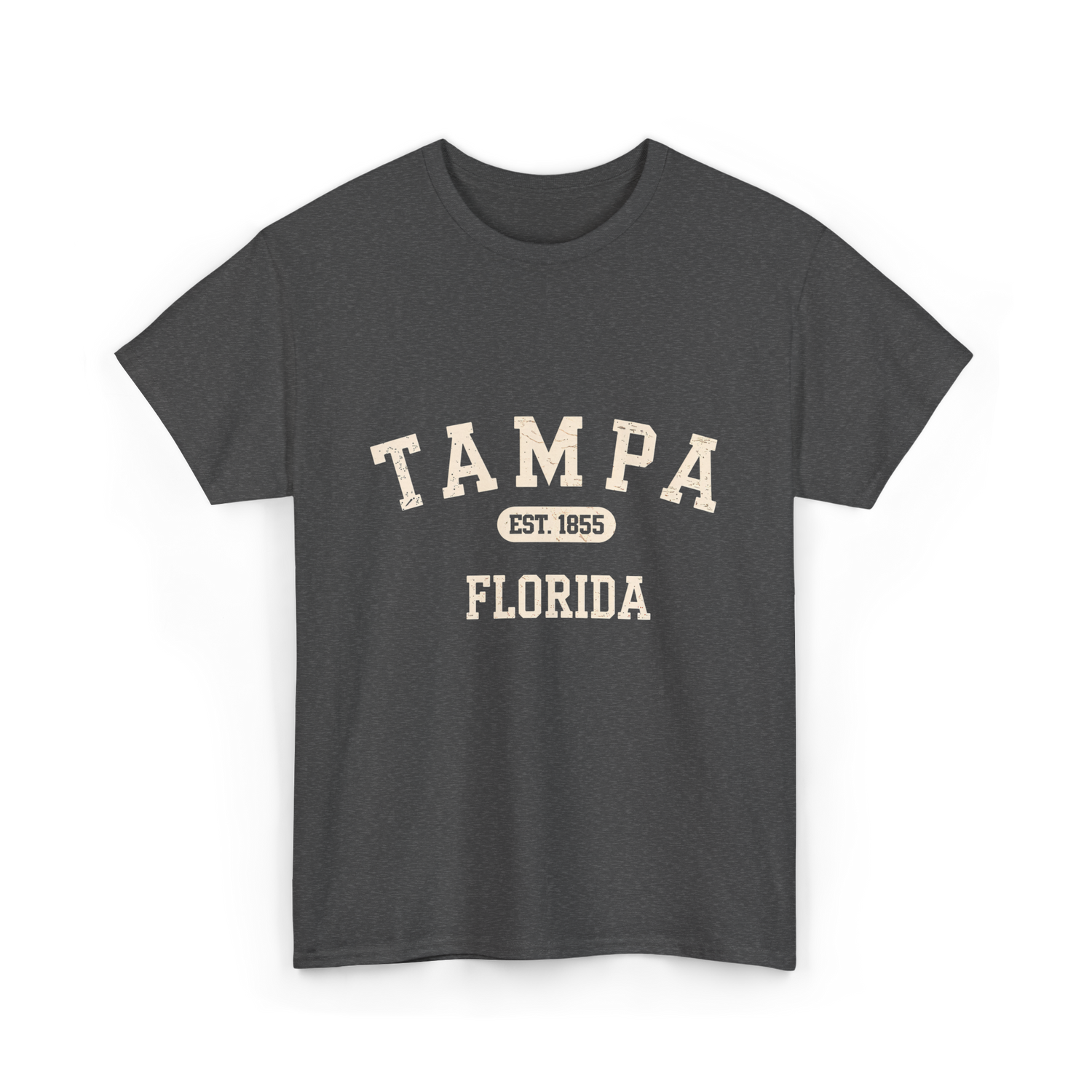 Tampa Florida Vintage Tampa T-Shirt - Dark Heather