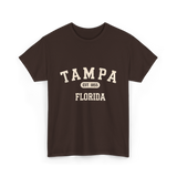 Tampa Florida Vintage Tampa T-Shirt - Dark Chocolate