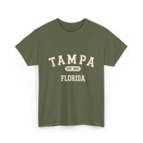 Tampa Florida Vintage Tampa T-Shirt - Military Green