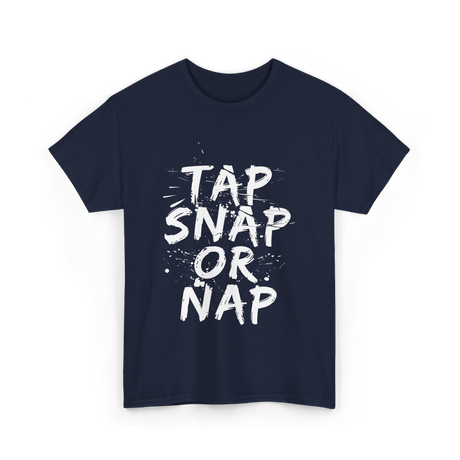 Tap Snap Or Nap Jiu Jitsu T-Shirt - Navy