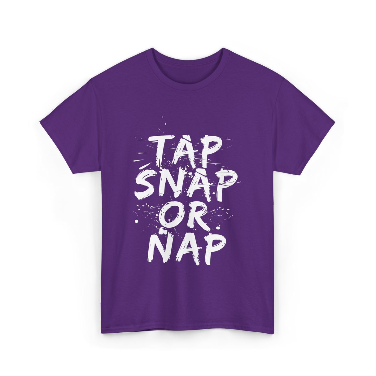 Tap Snap Or Nap Jiu Jitsu T-Shirt - Purple