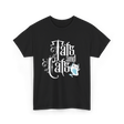 Tats and Cats Art Tattoo T-Shirt - Black