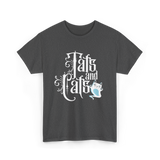 Tats and Cats Art Tattoo T-Shirt - Dark Heather