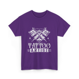 Tattoo Artist Ink Art T-Shirt - Purple