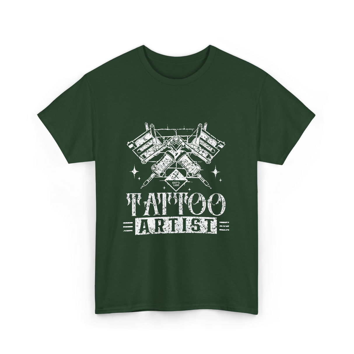 Tattoo Artist Ink Art T-Shirt - Forest Green