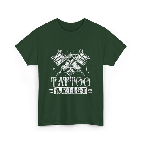 Tattoo Artist Ink Art T-Shirt - Forest Green