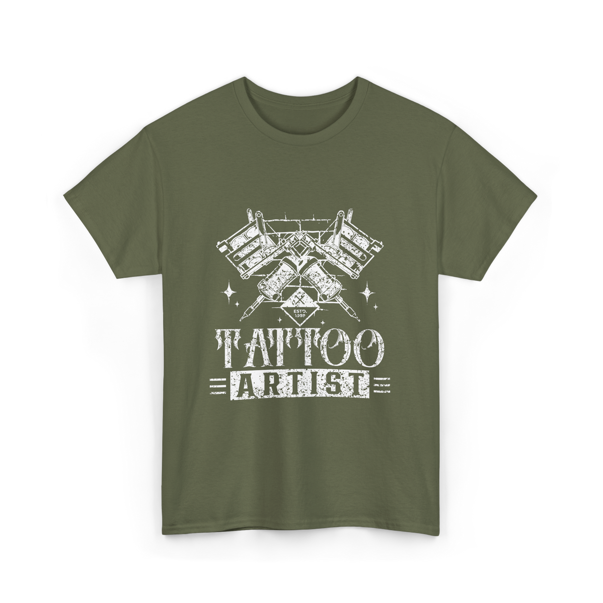 Tattoo Artist Ink Art T-Shirt - Military Green