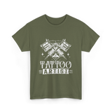 Tattoo Artist Ink Art T-Shirt - Military Green