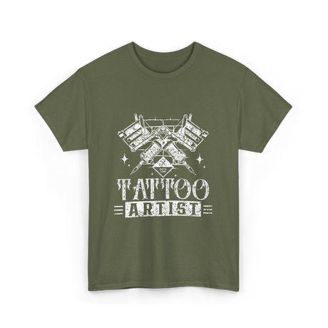 Tattoo Artist Ink Art T-Shirt - Military Green