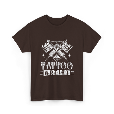 Tattoo Artist Ink Art T-Shirt - Dark Chocolate