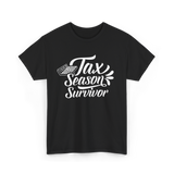 Tax Season Survivor Tax T-Shirt - Black