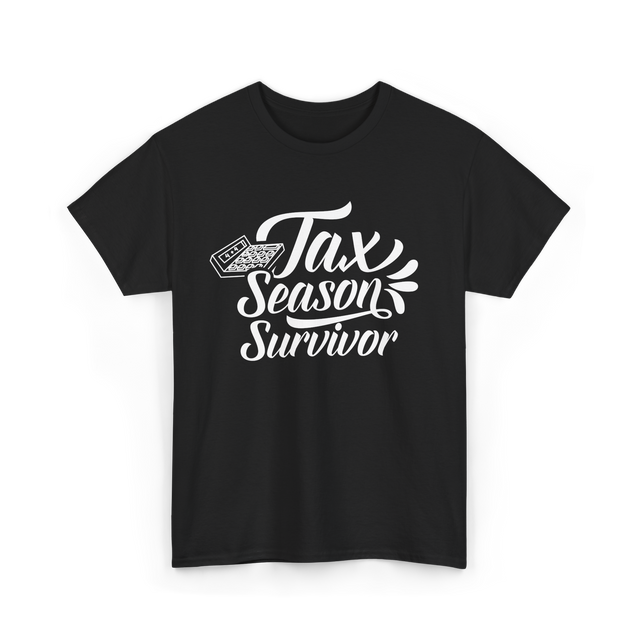 Tax Season Survivor Tax T-Shirt - Black