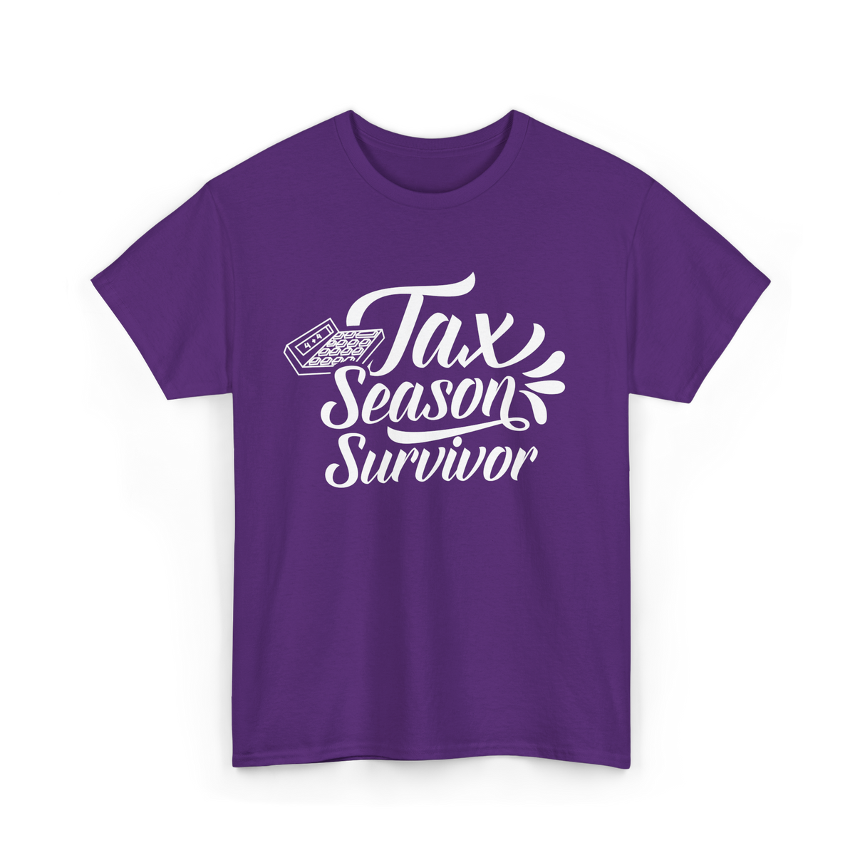 Tax Season Survivor Tax T-Shirt - Purple