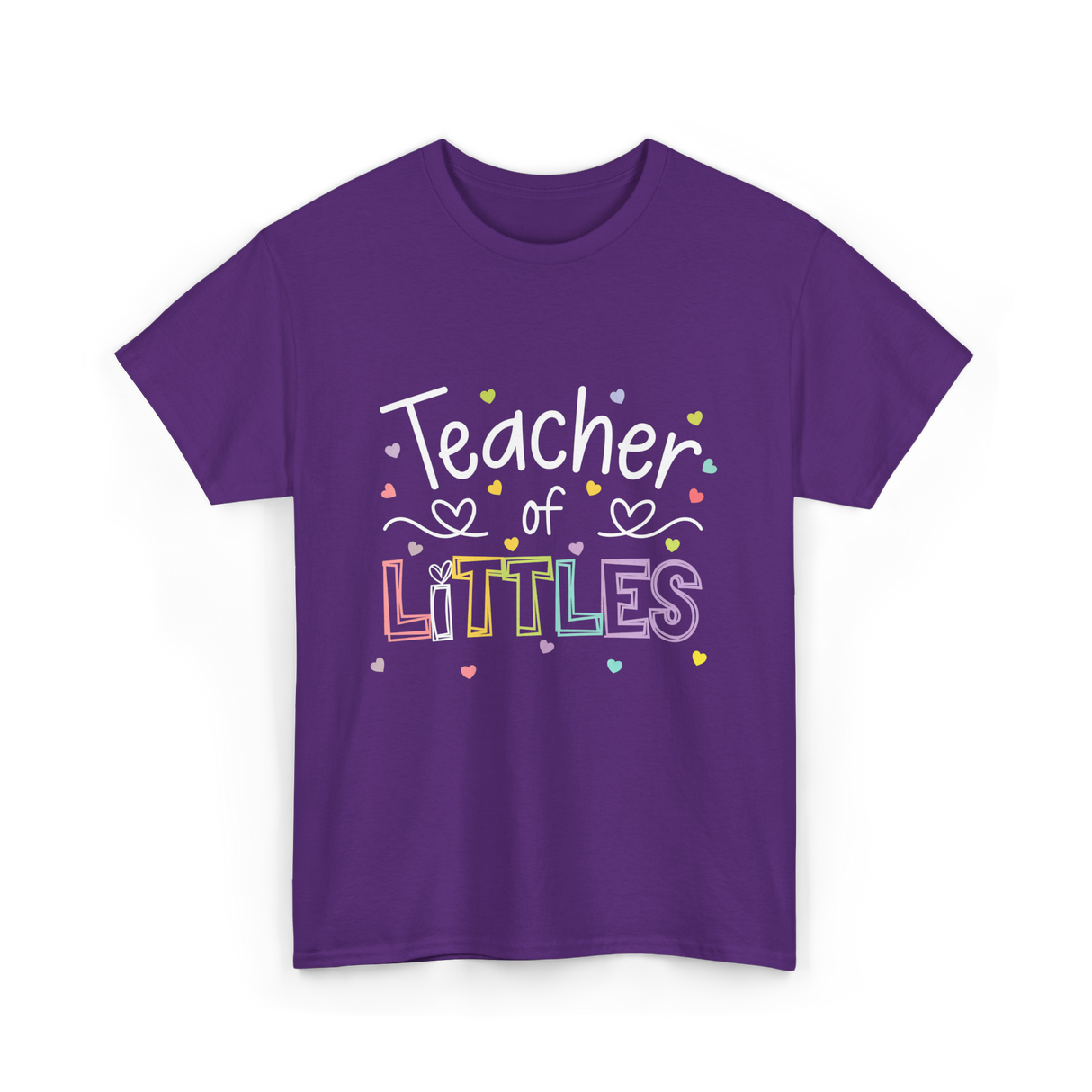 Teacher of Littles Teacher T-Shirt - Purple