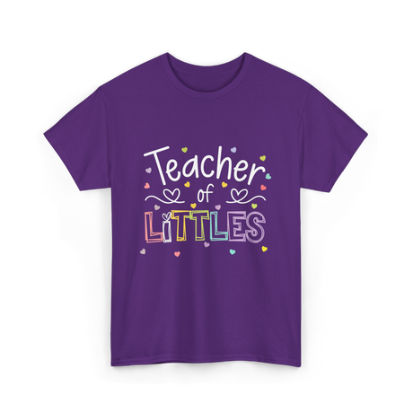 Teacher of Littles Teacher T-Shirt - Purple