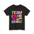 Team 2Nd Grade Teaching T-Shirt - Black