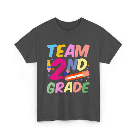 Team 2Nd Grade Teaching T-Shirt - Dark Heather