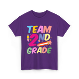 Team 2Nd Grade Teaching T-Shirt - Purple