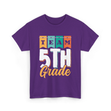 Team 5th Grade Class Grader T-Shirt - Purple