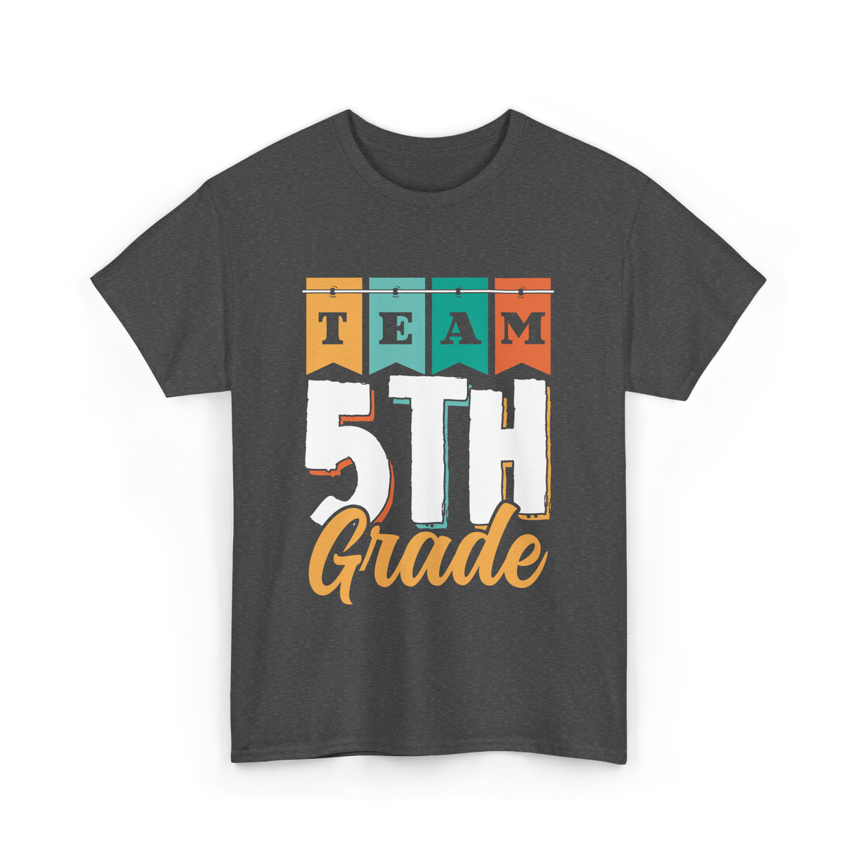 Team 5th Grade Class Grader T-Shirt - Dark Heather