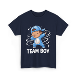 Team Boy Baby Announcement T-Shirt - Navy