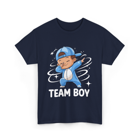 Team Boy Baby Announcement T-Shirt - Navy