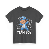 Team Boy Baby Announcement T-Shirt - Dark Heather