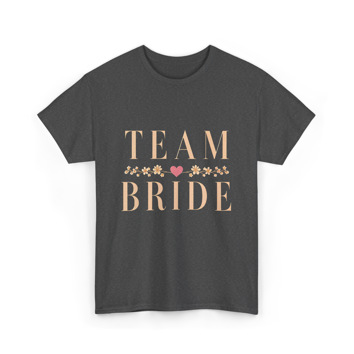 Team Bride Bridal Party Celebration T-Shirt - Dark Heather