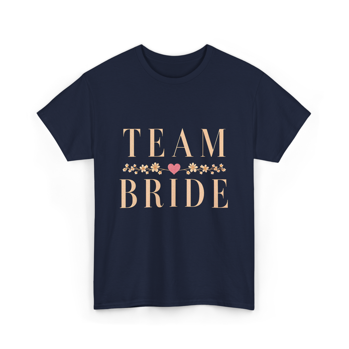 Team Bride Bridal Party Celebration T-Shirt - Navy