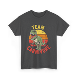 Team Carnivore Dinosaur T-Rex T-Shirt - Dark Heather