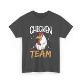 Team Chicken Rooster T-Shirt - Dark Heather