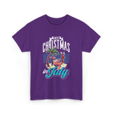 Team Christmas in July Christmas T-Shirt - Purple