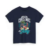 Team Christmas in July Christmas T-Shirt - Navy