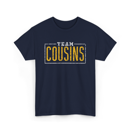 Team Cousins Cousins Announcement T-Shirt - Navy