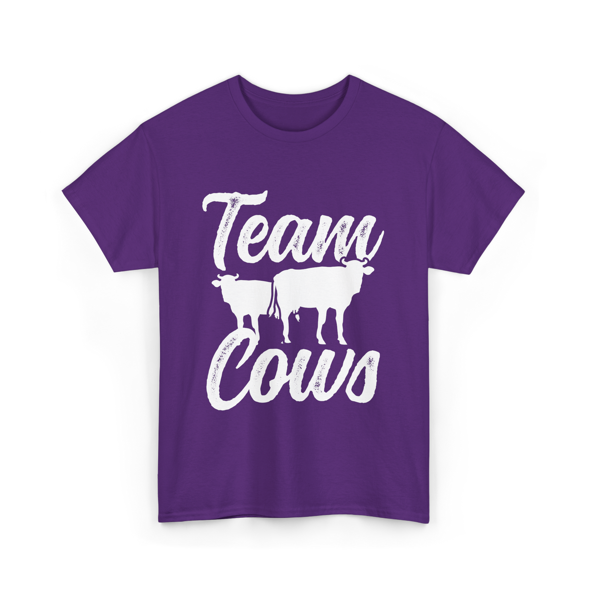 Team Cows Cow Farm Animals T-Shirt - Purple