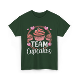 Team Cupcakes Cupcake Lover T-Shirt - Forest Green