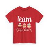 Team Cupcakes Cupcake Lover T-Shirt - Red