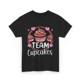 Team Cupcakes Cupcake Lover T-Shirt - Black