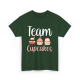 Team Cupcakes Cupcake Lover T-Shirt - Forest Green