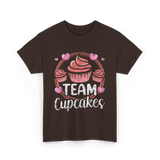 Team Cupcakes Cupcake Lover T-Shirt - Dark Chocolate