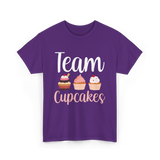 Team Cupcakes Cupcake Lover T-Shirt - Purple