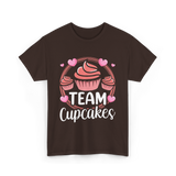 Team Cupcakes Cupcake Lover T-Shirt - Dark Chocolate