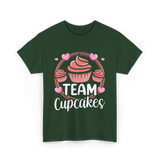 Team Cupcakes Cupcake Lover T-Shirt - Forest Green