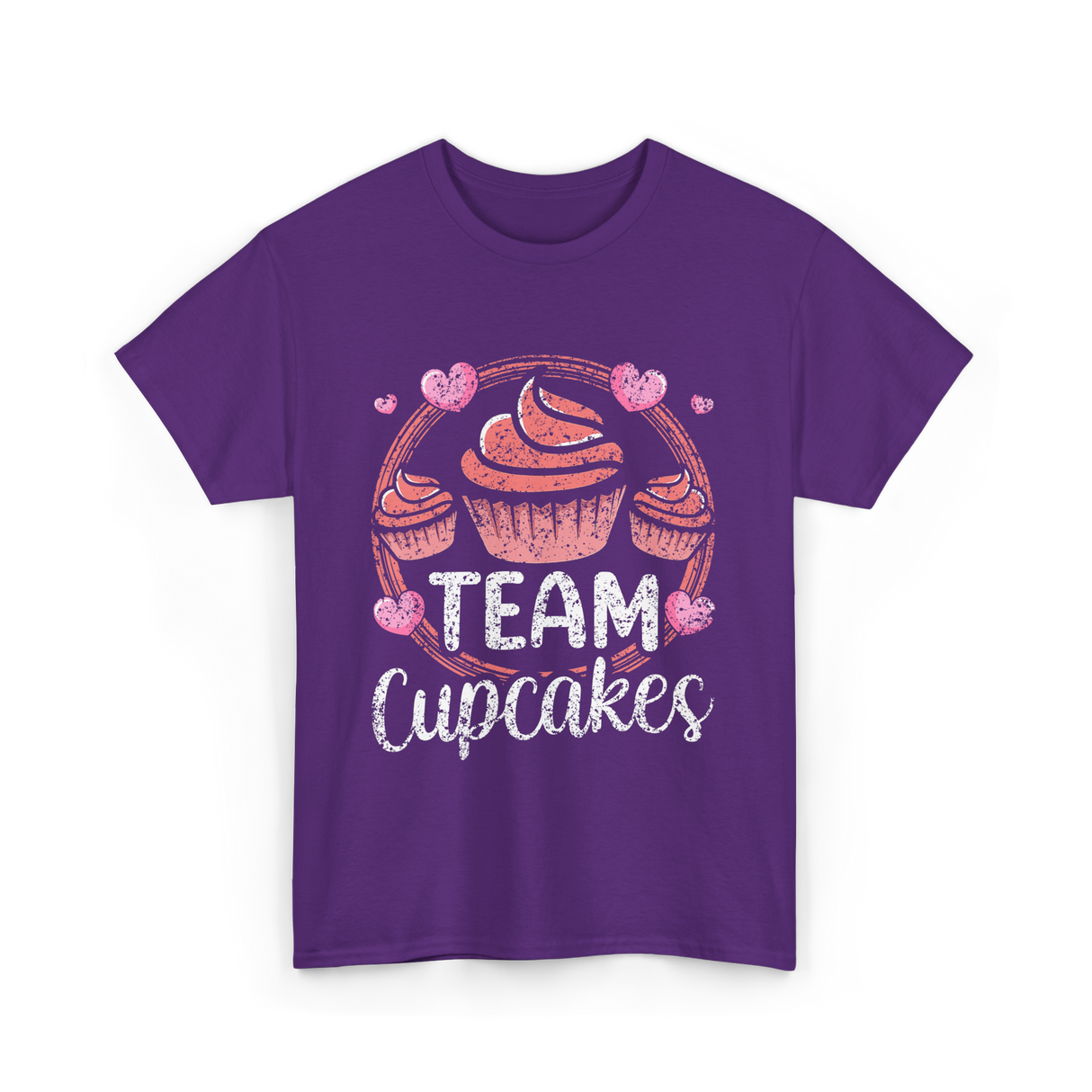 Team Cupcakes Cupcake Lover T-Shirt - Purple