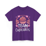 Team Cupcakes Cupcake Lover T-Shirt - Purple