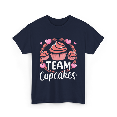 Team Cupcakes Cupcake Lover T-Shirt - Navy