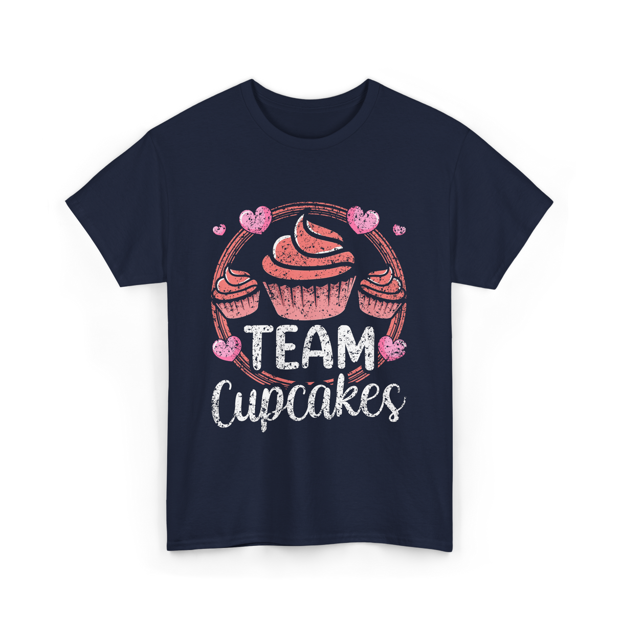 Team Cupcakes Cupcake Lover T-Shirt - Navy