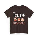 Team Cupcakes Cupcake Lover T-Shirt - Dark Chocolate