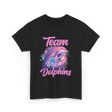 Team Dolphins Dolphin Lover T-Shirt - Black